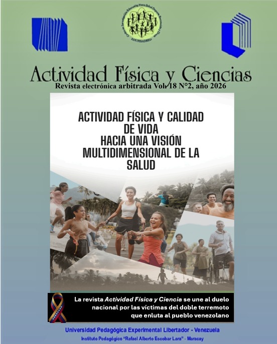 					Ver Vol. 18 Núm. 2 (2026): Actividad Física y Calidad de vida. Hacia una visión Multidimensional de la Salud
				