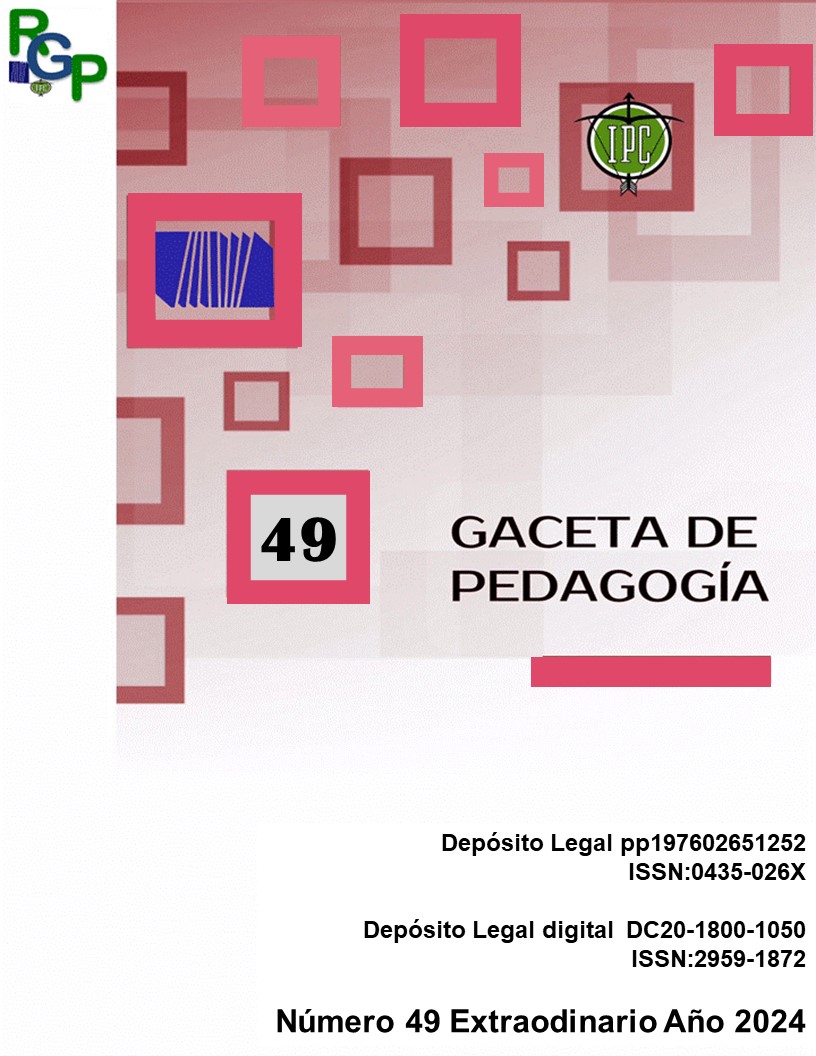 					View No. 49 (2024): GACETA DE PEDAGOGÍA Journal
				